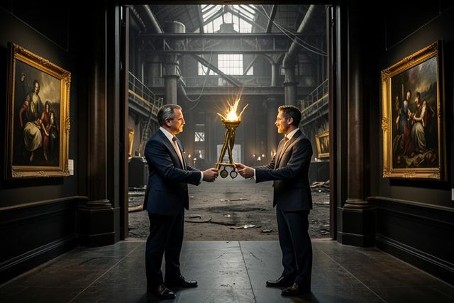 Museum artwork for The Passing of the Torch